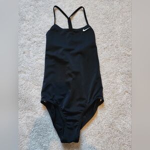 Girls Nike Black Swimsuit